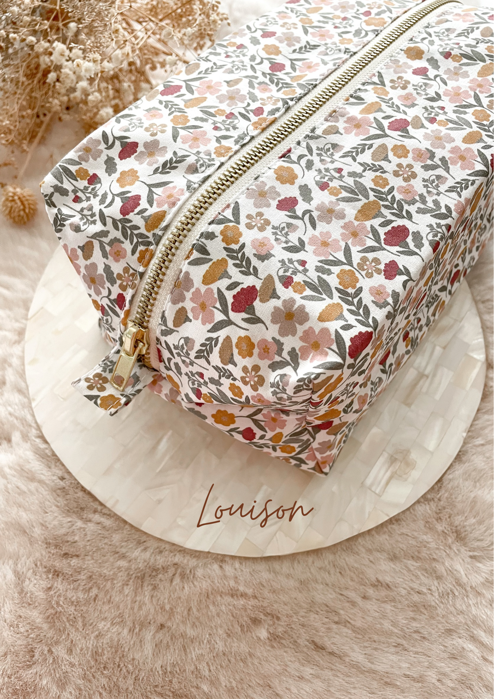 Trousse de toilette (intérieur imperméable)