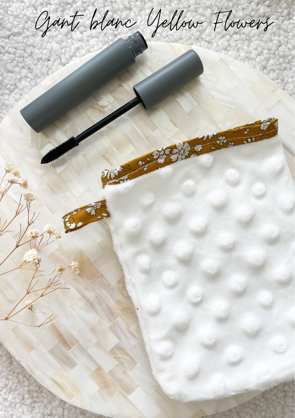 Gant démaquillant (démaquille avec de l’eau uniquement)