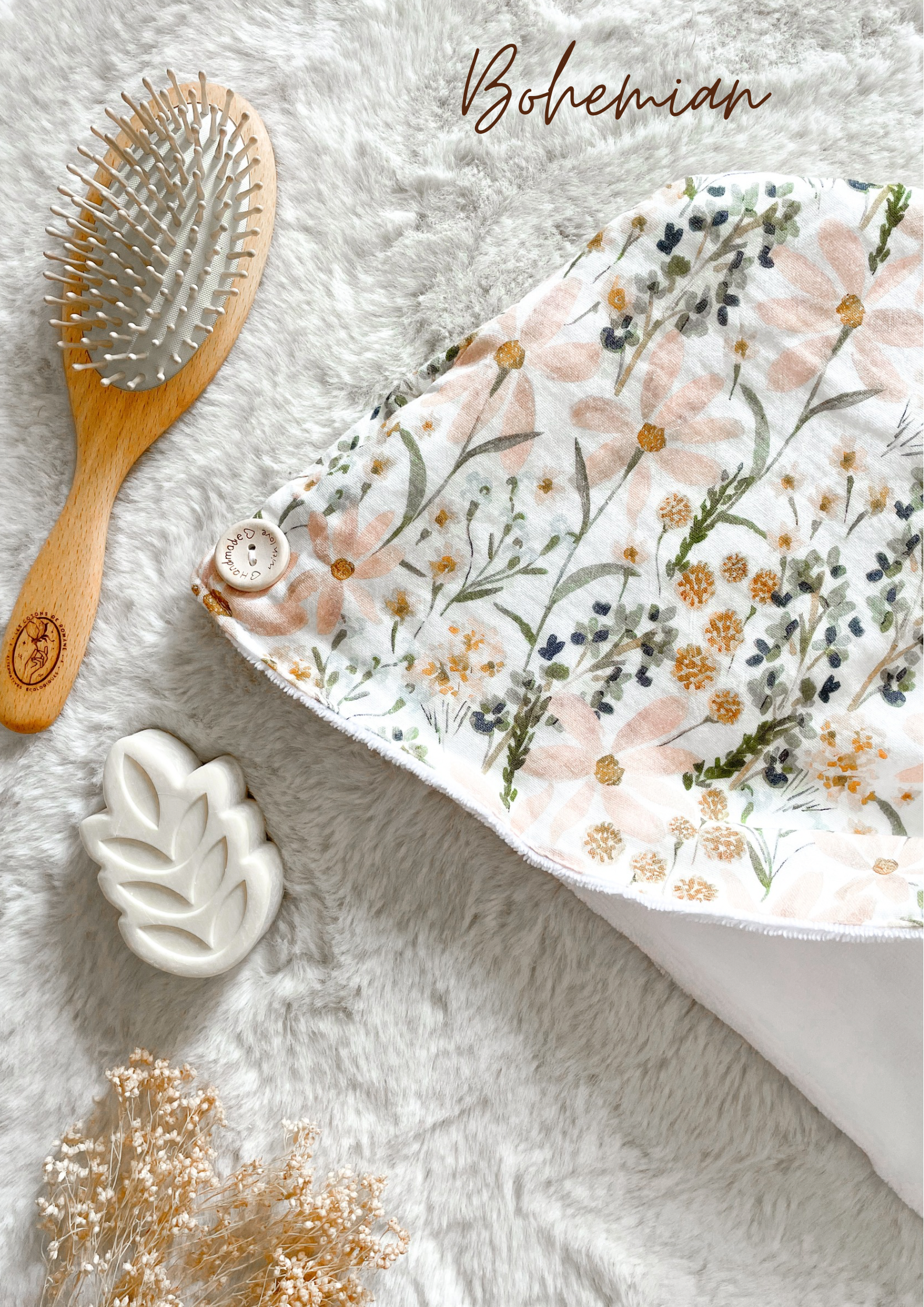 Serviette / turban pour cheveux