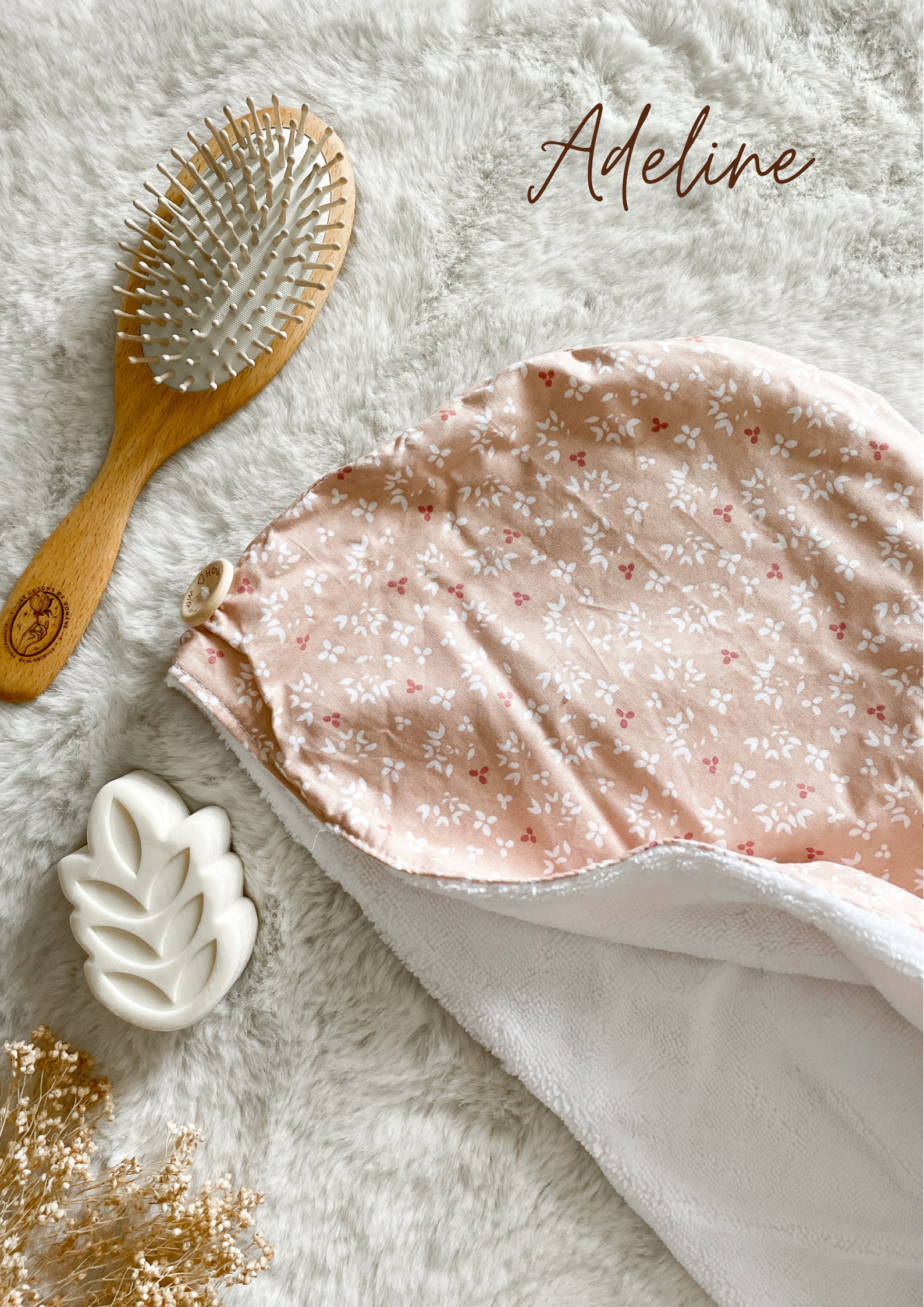 Serviette / turban pour cheveux