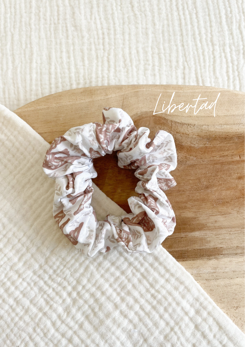 Bedruckter Haargummi aus Baumwolle