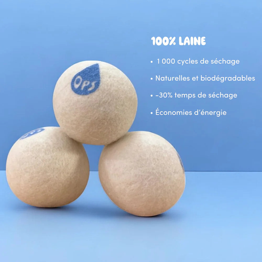 Balles de séchage (lot de 3) - OPS clean