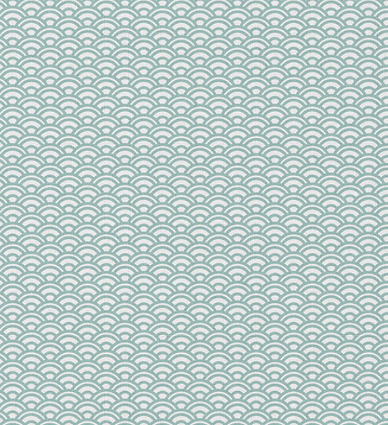 Coton imprimé Blue waves