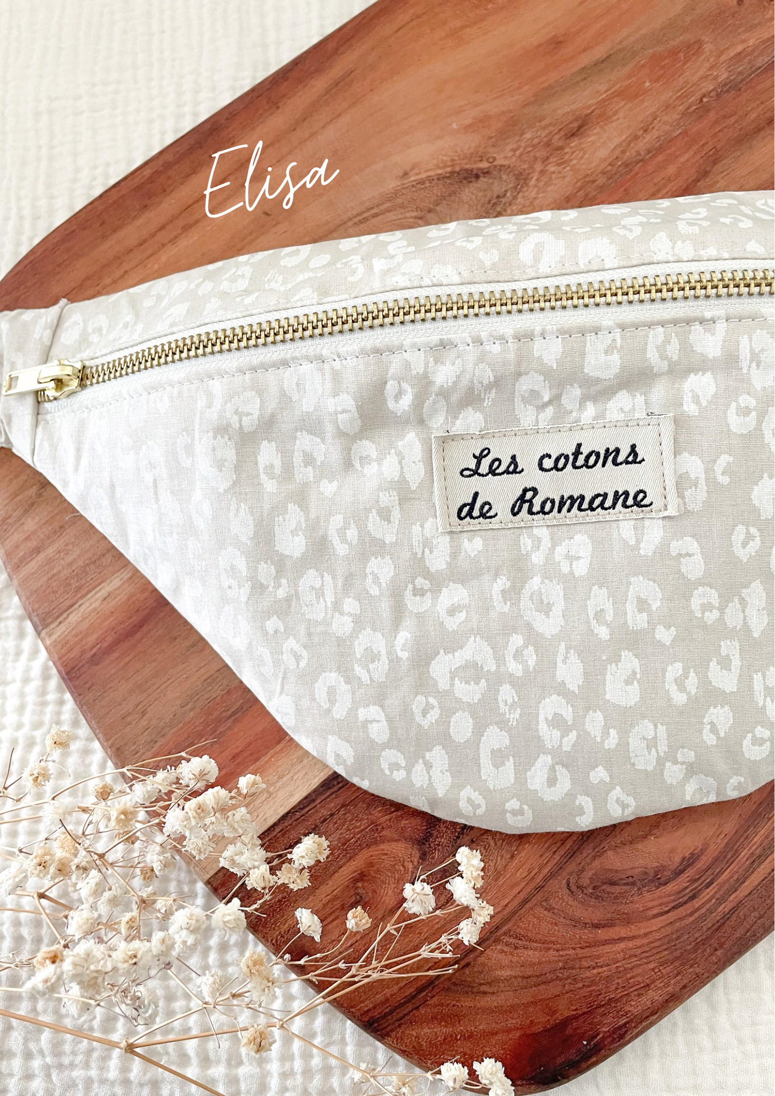 Sac banane - Les cotons de Romane