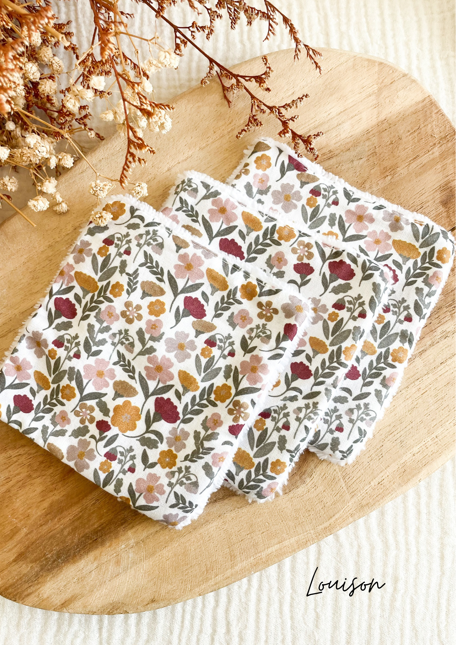 Coton lavable en éponge bambou