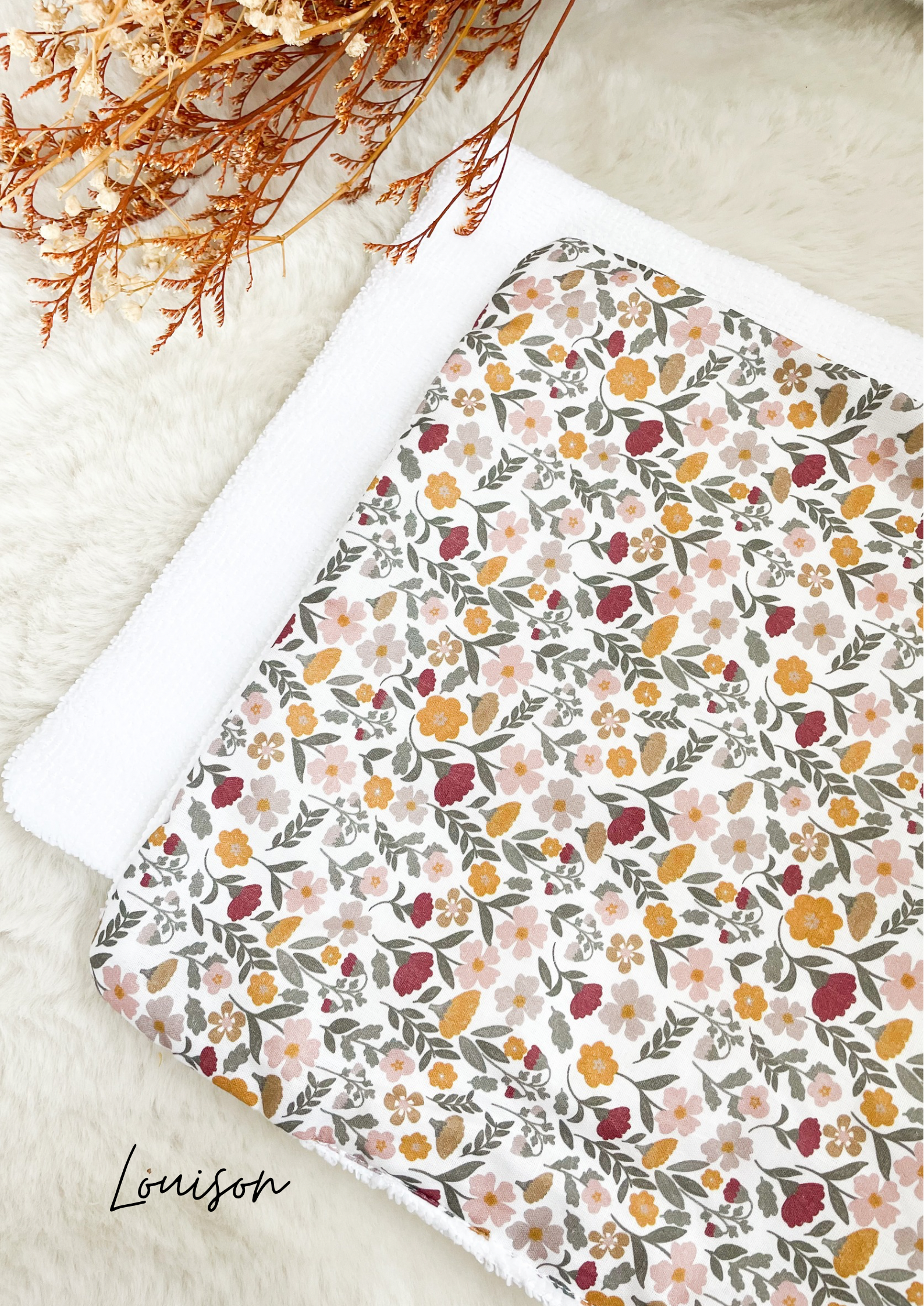 Feuille essuie-tout lavable (sans pressions)