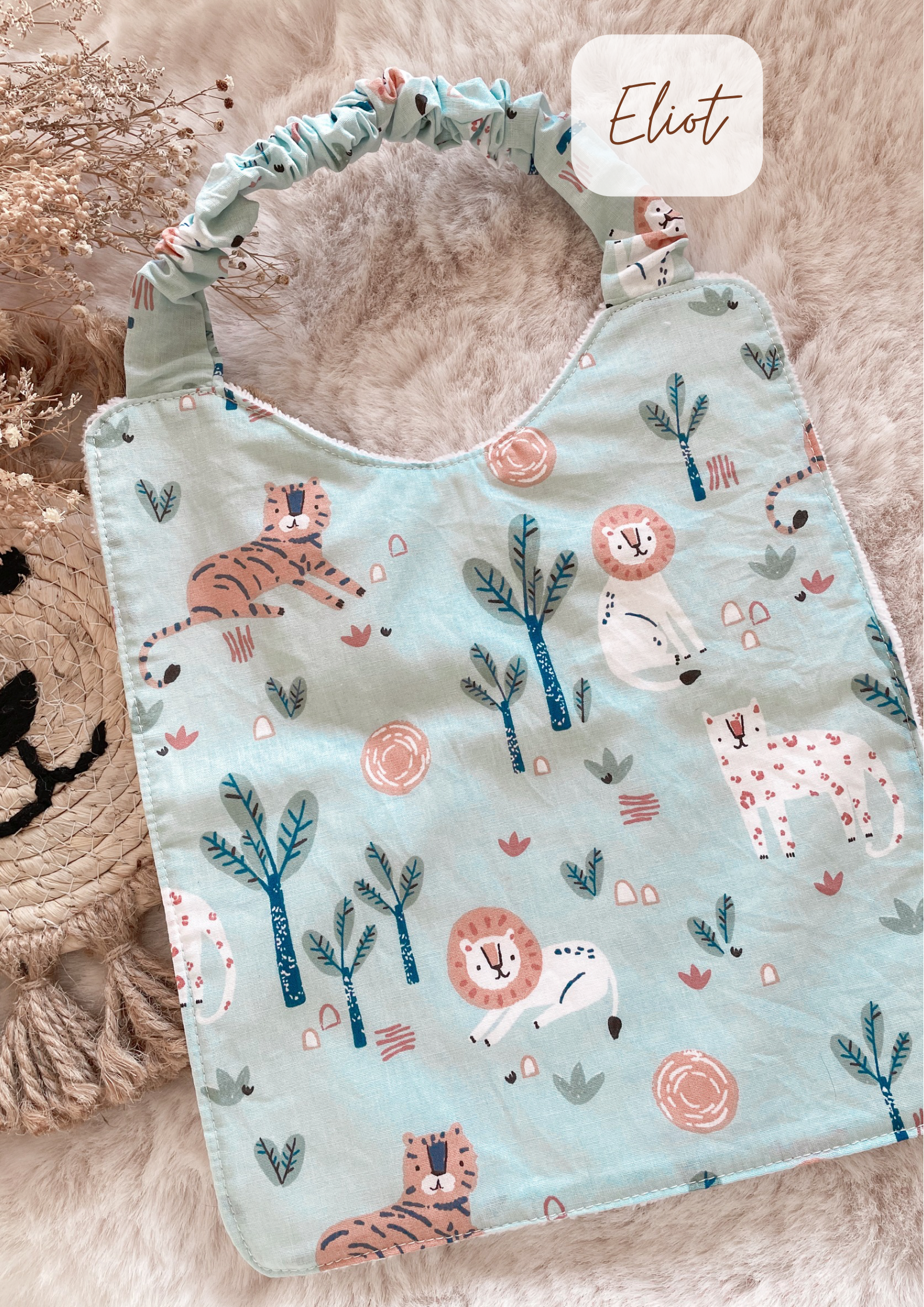 Large bib (2-8 years) / canteen napkin