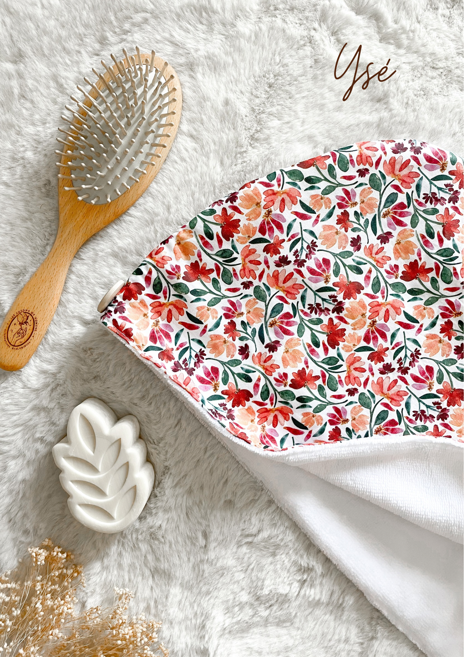 Serviette / turban pour cheveux