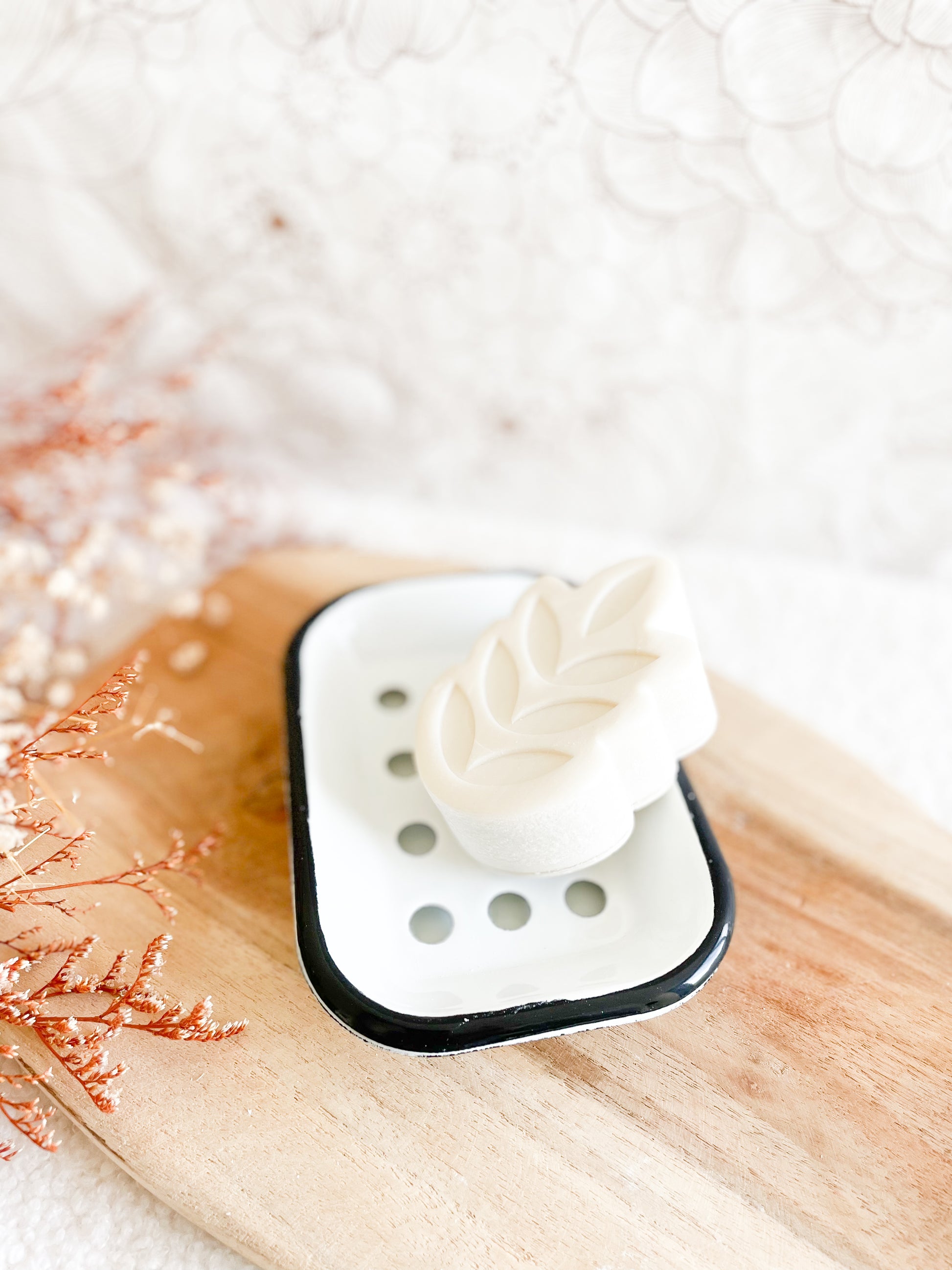 Porte-savon en fer émaillé Blanc - Droguerie écologique