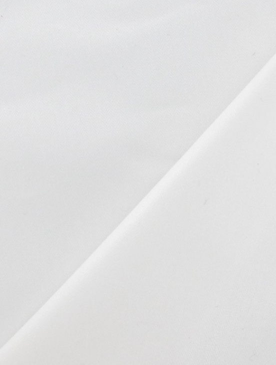 Tissu à chevrons antiduvet cadix blanc