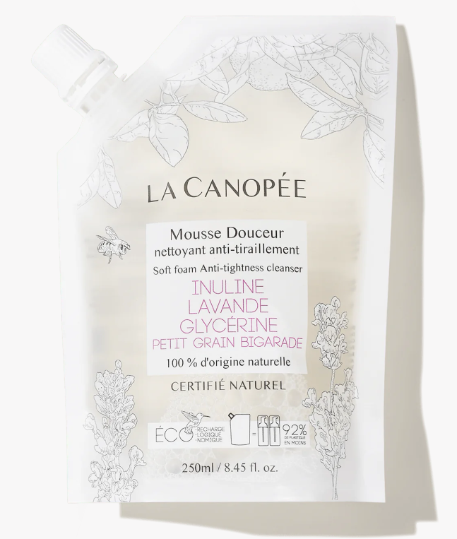 Éco-recharge mousse douceur nettoyante anti-tiraillement