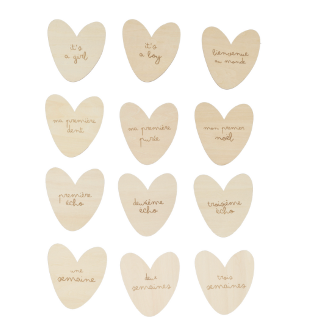 Cartes étapes naissance - Atelier Wagram