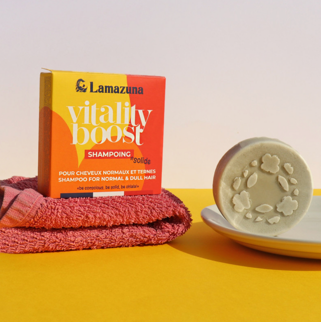 Shampoing solide tonifiant Vitality boost - Lamazuna