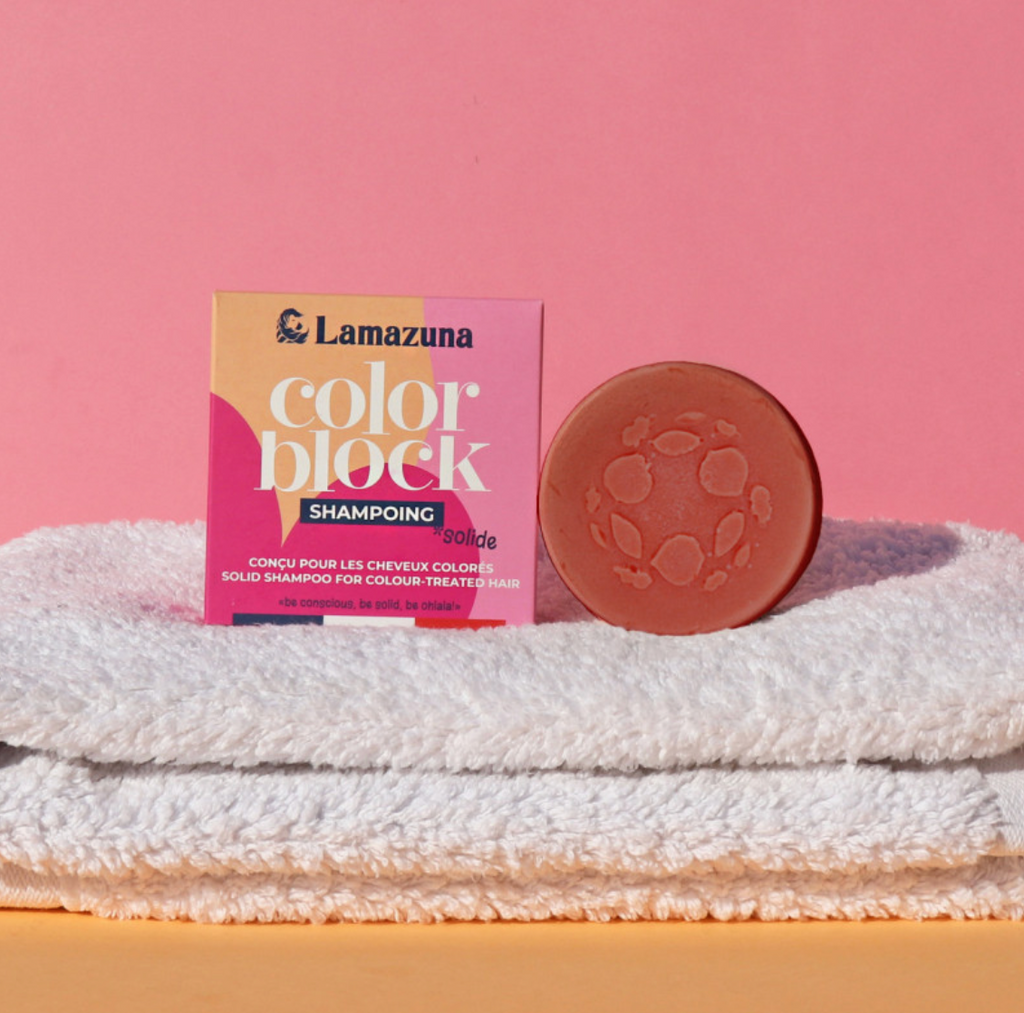 Shampoing solide couleur Color block - Lamazuna