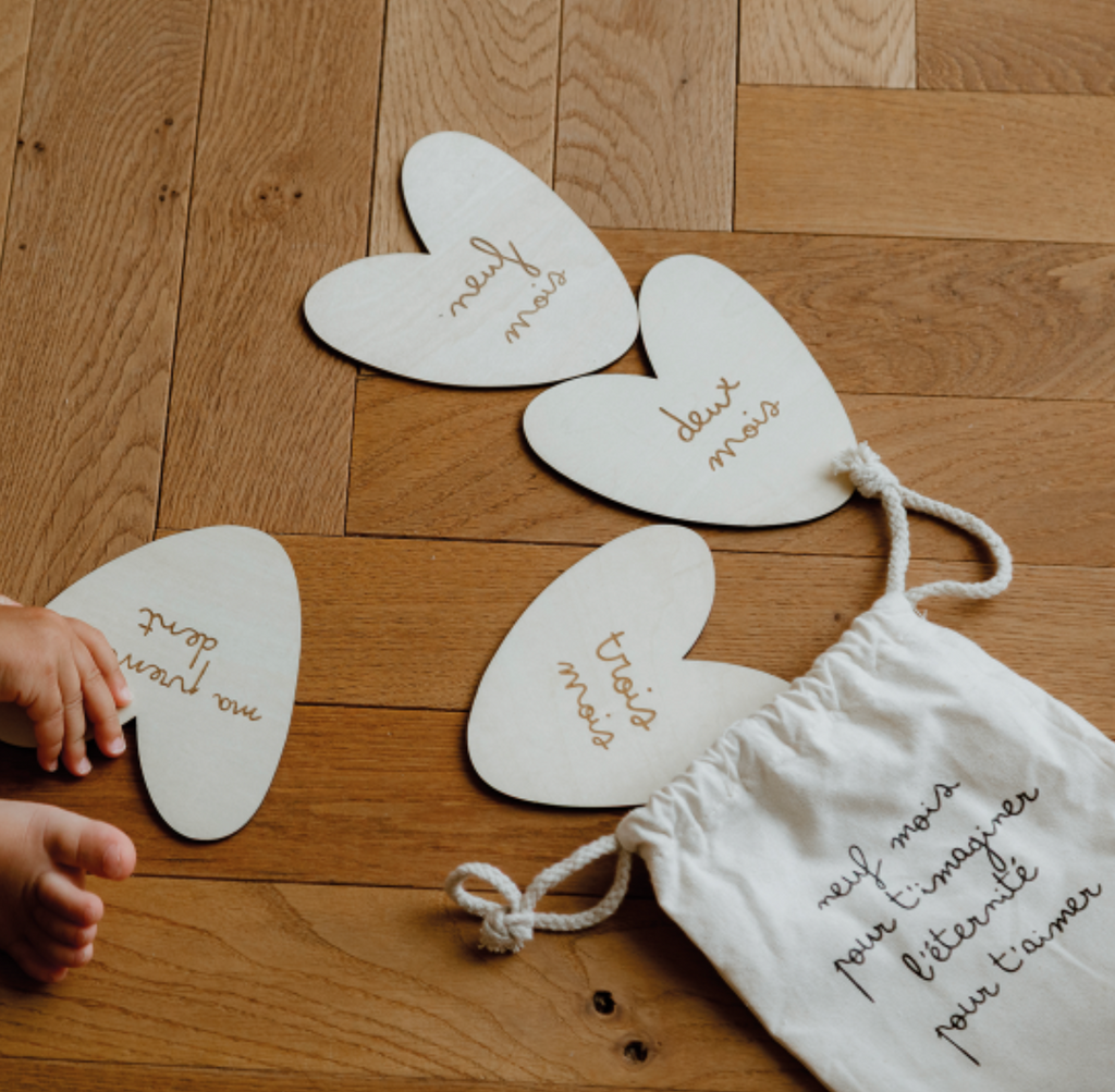 Cartes étapes naissance - Atelier Wagram