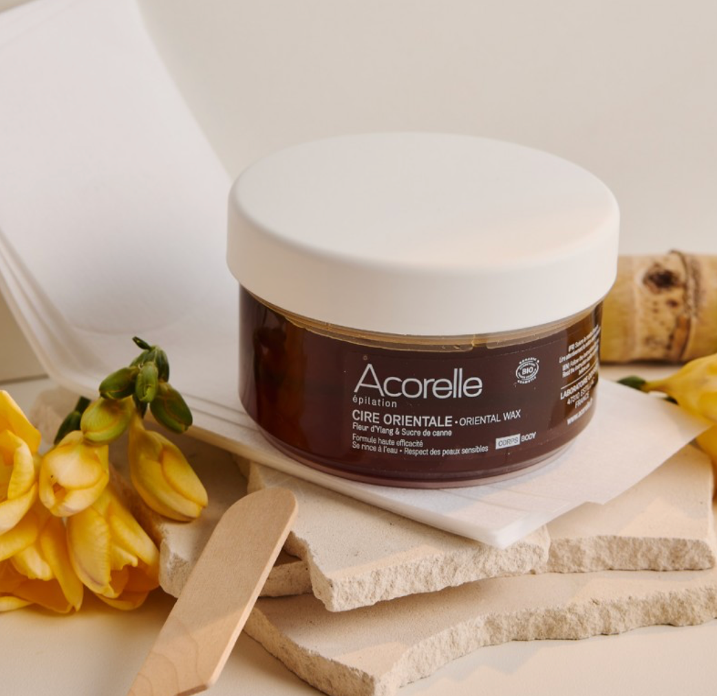 Cire orientale avec bandes certifiée bio - Acorelle