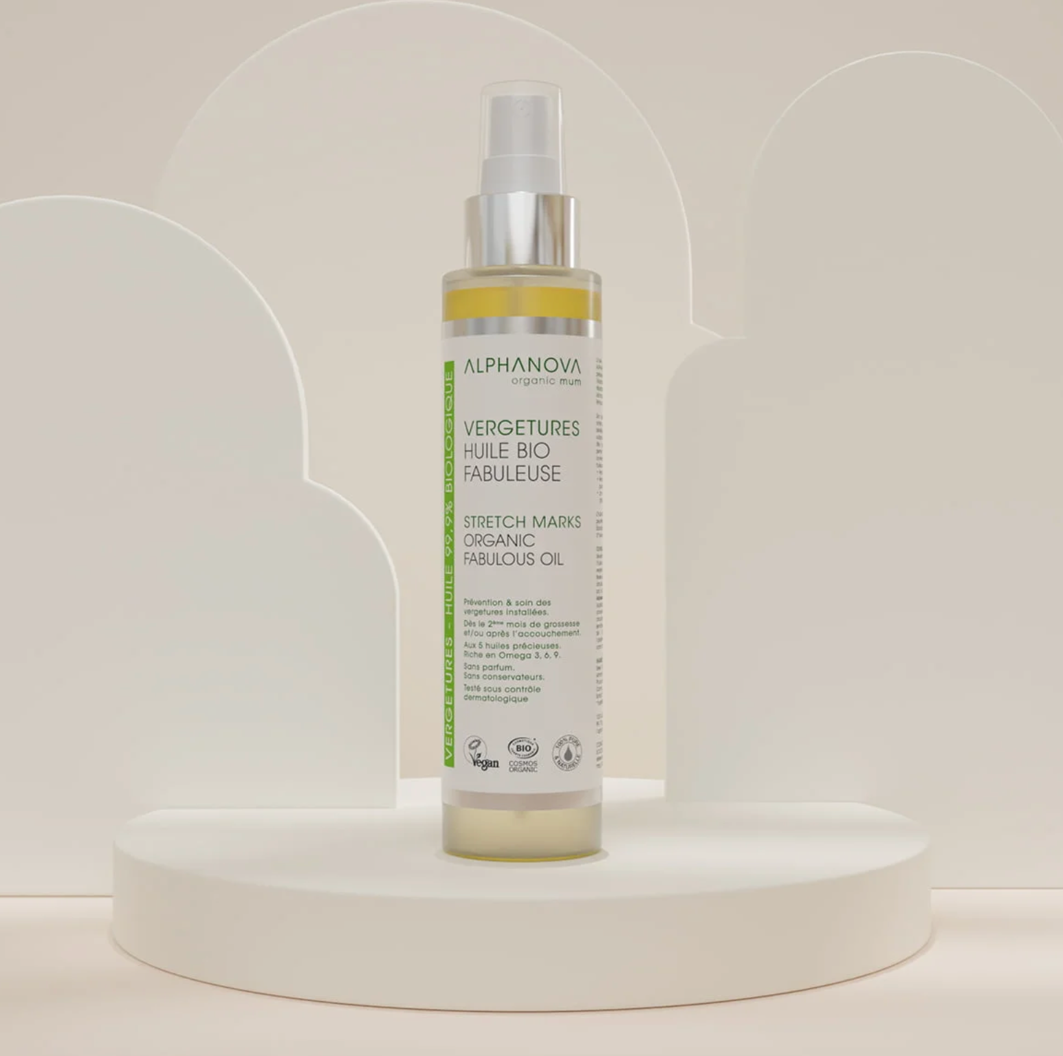 Huile vergetures fabuleuse bio - Alphanova