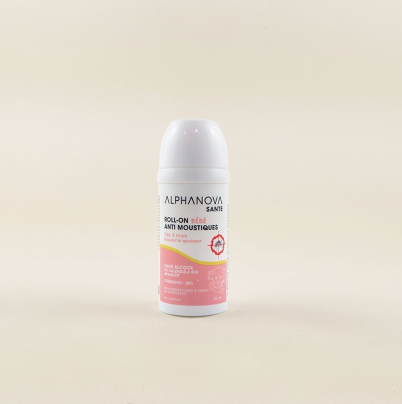 Roll-on anti-moustiques pour bébé - Alphanova