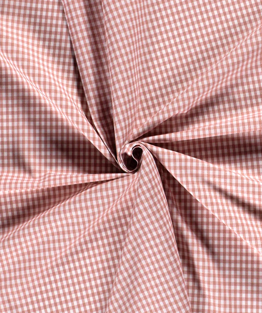 Vichy vieux rose petits carreaux