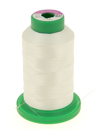 Bobine de fil blanc cassé