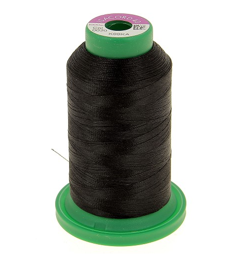 Bobine de fil noir