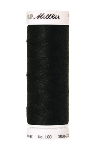 Bobine de fil noir