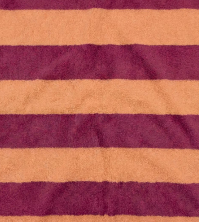 Eponge maille bouclée rayée