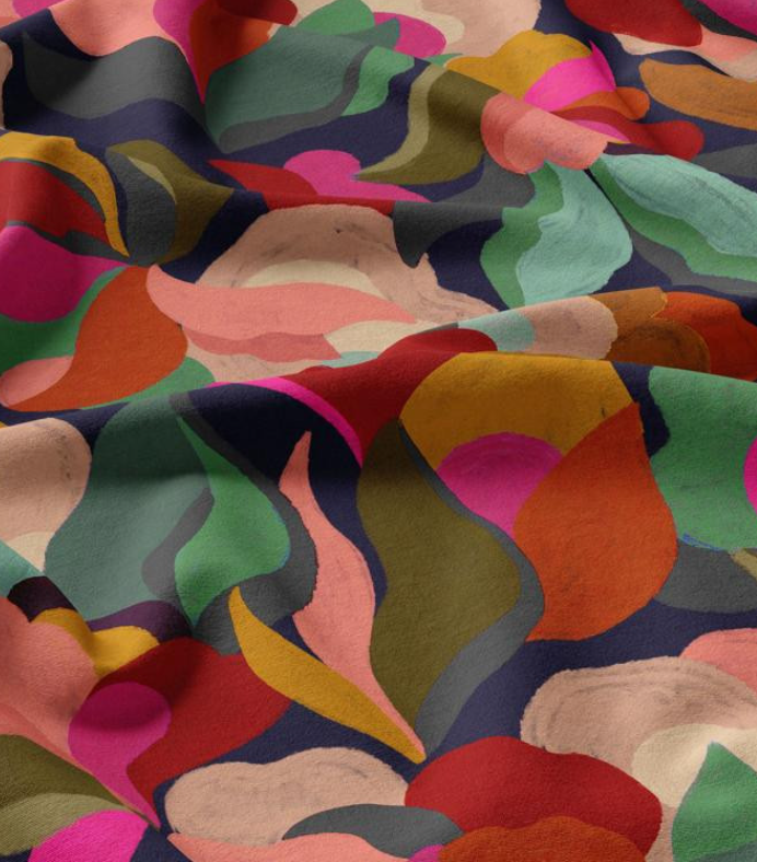 Viscose colorée