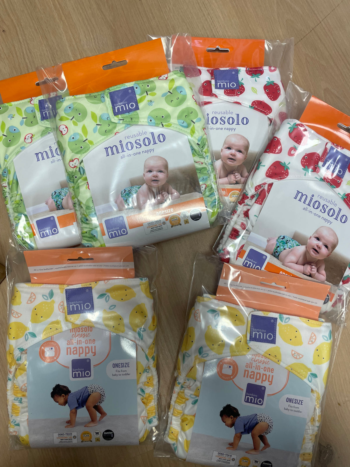 Pack of 6 washable diapers - Bambino mio