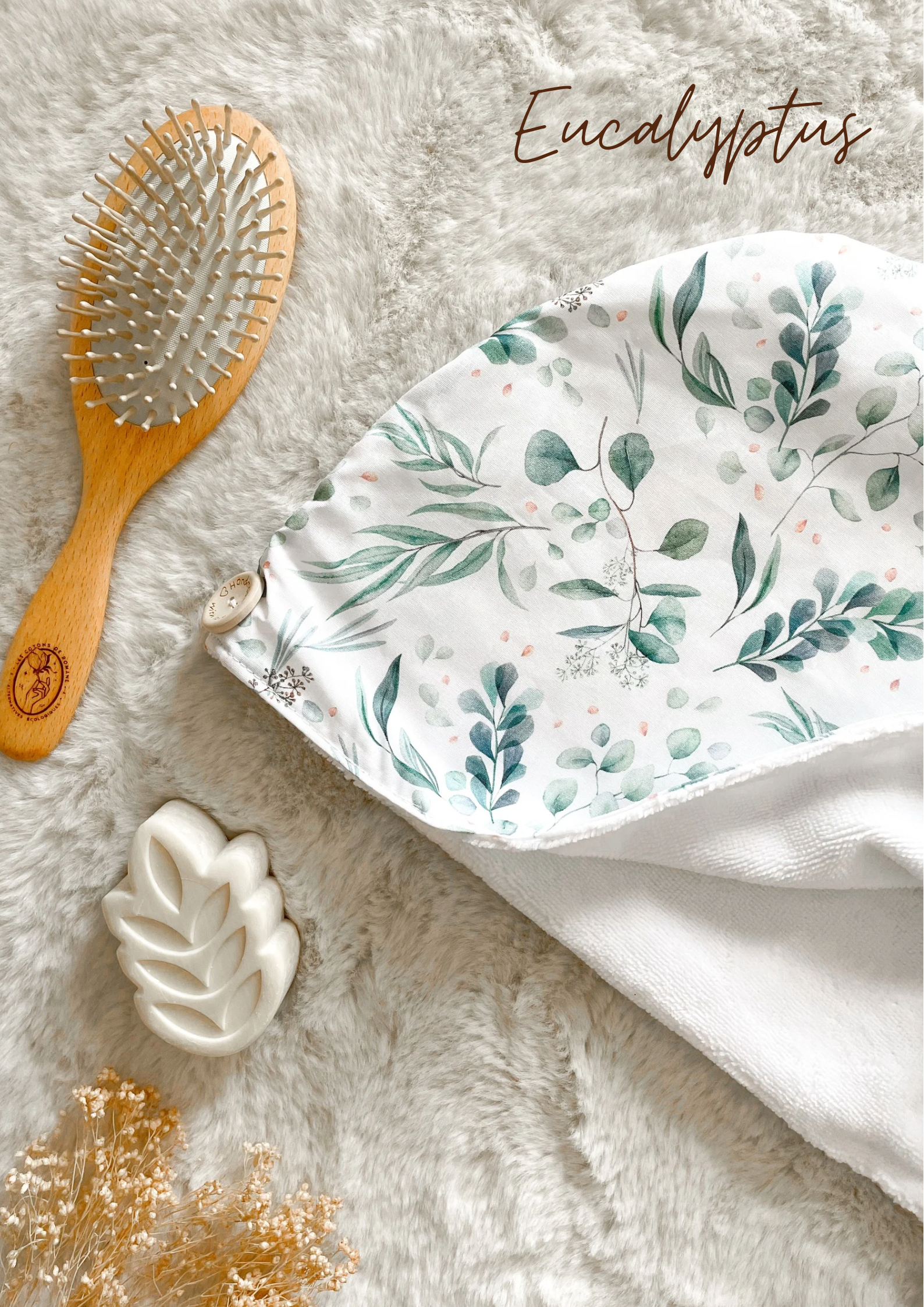 Serviette / turban pour cheveux