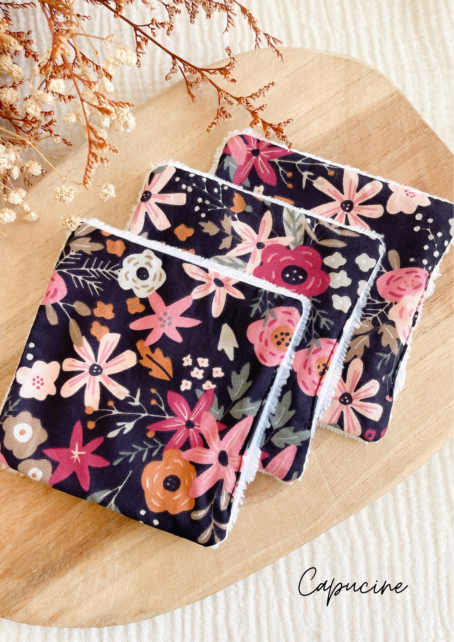 Coton lavable en éponge bambou