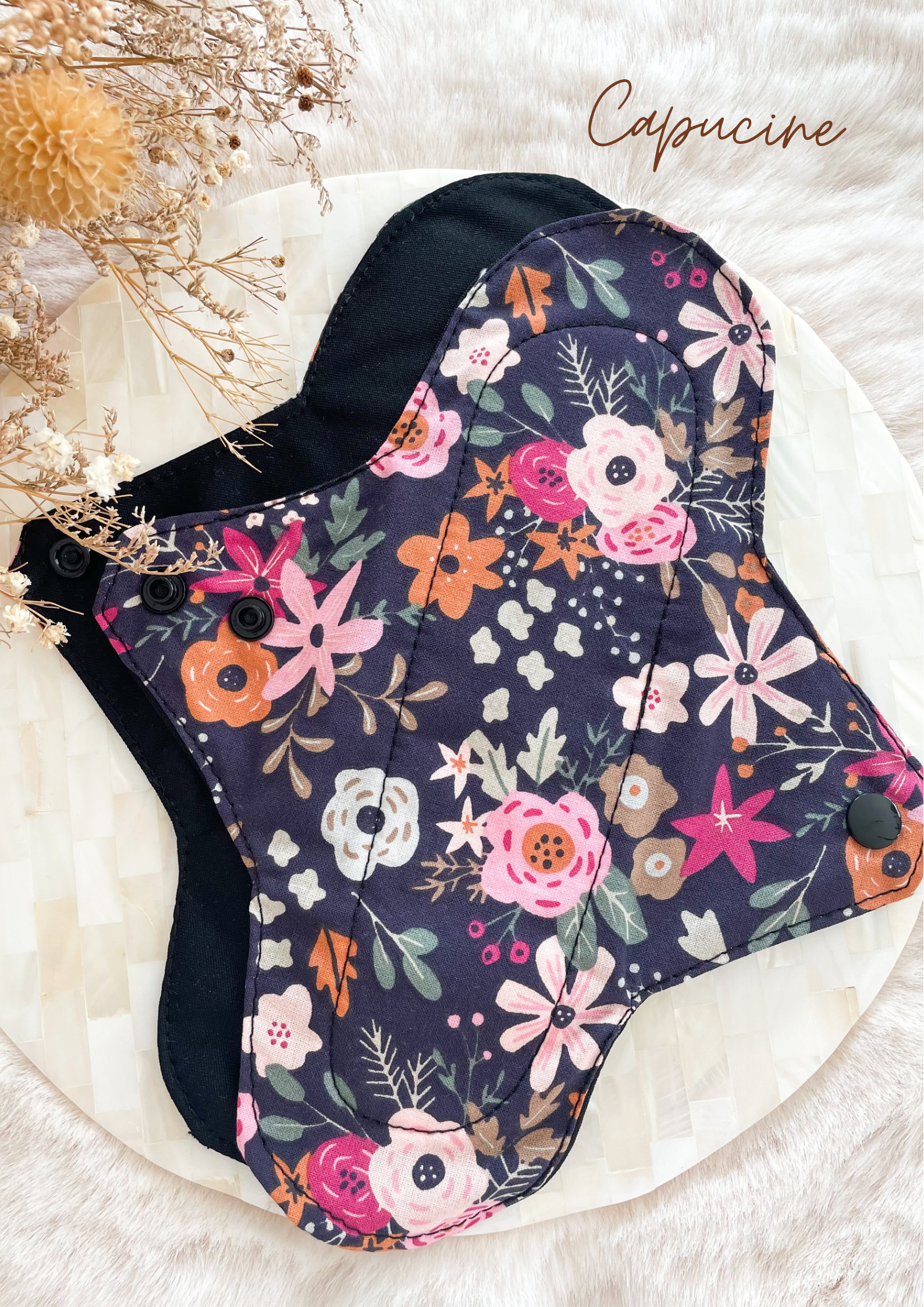 Serviette hygiénique lavable pour flux important