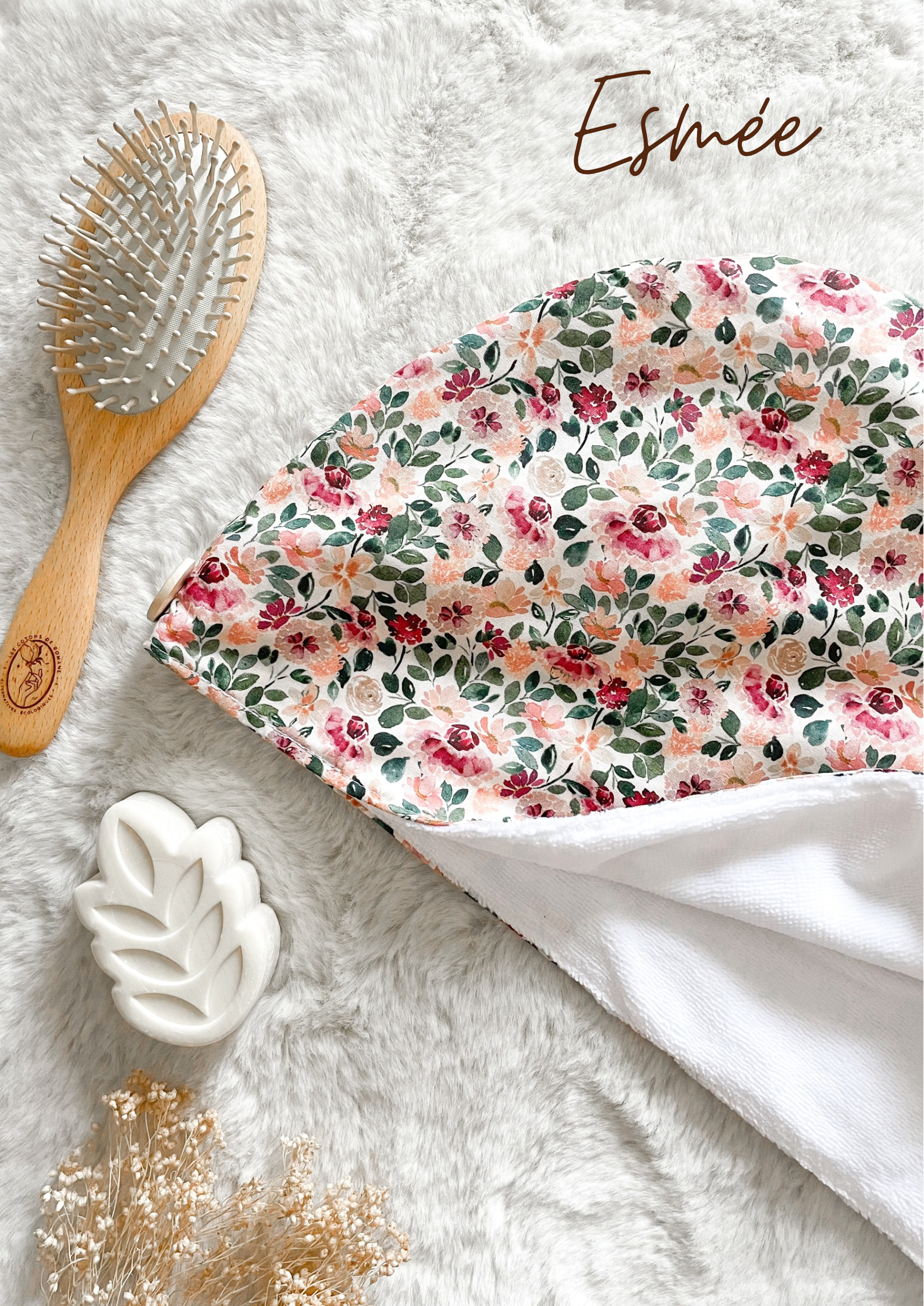 Serviette / turban pour cheveux