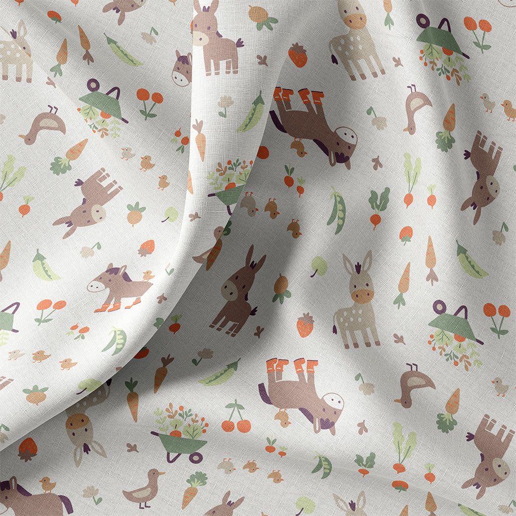 Coton imprimé Donkey