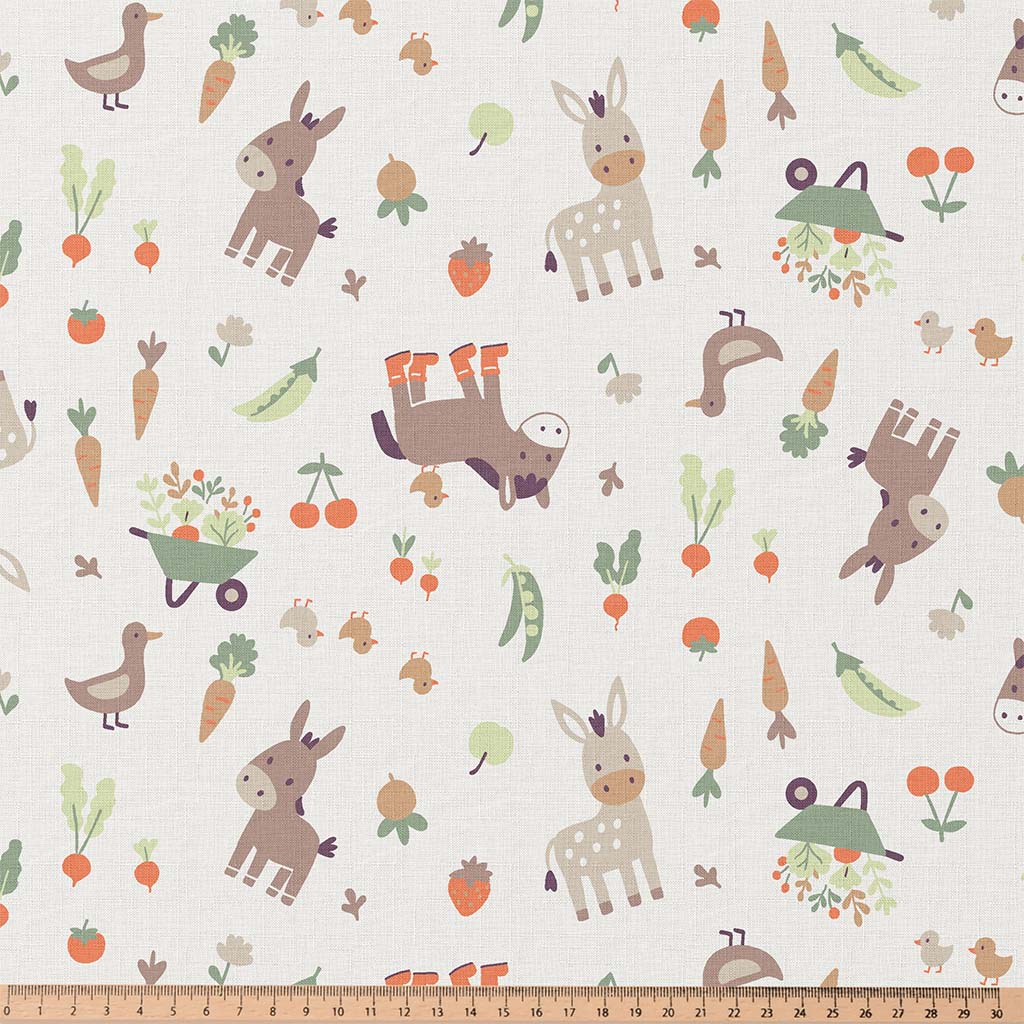 Coton imprimé Donkey