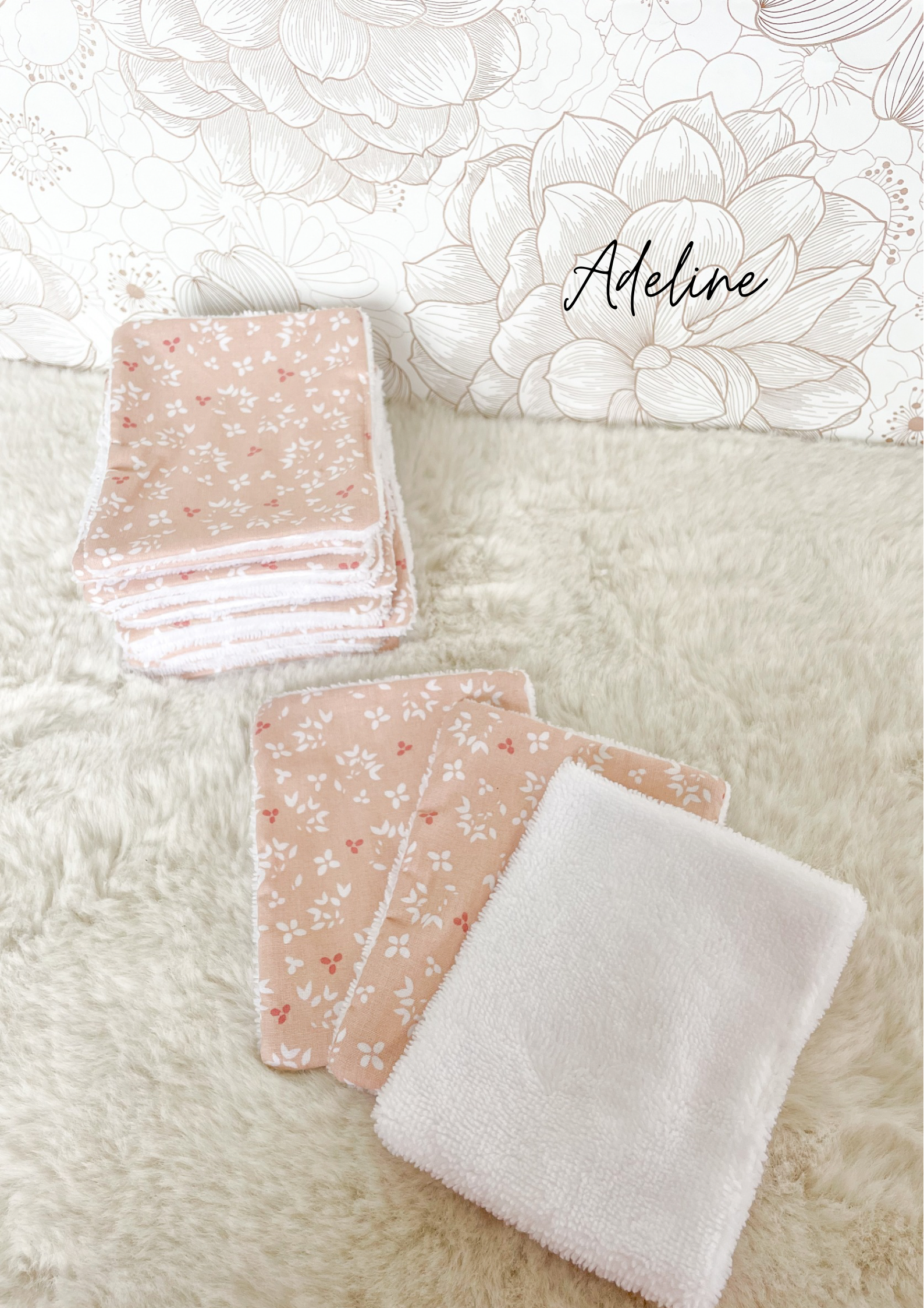 Papier toilette lavable (15 feuilles - sans pressions)