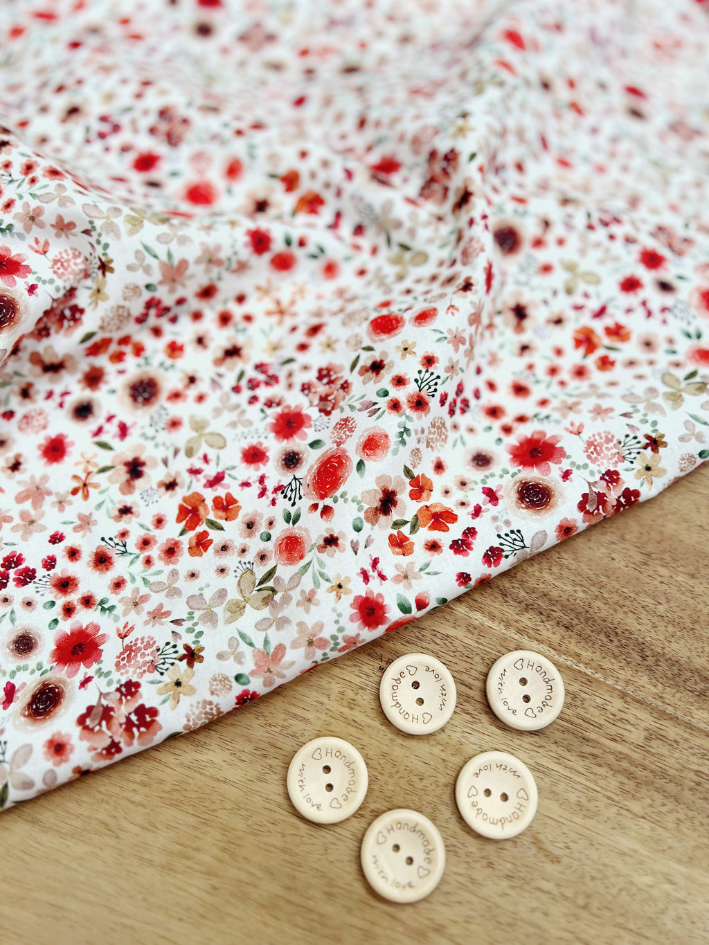 Bedruckte Baumwolle mit Hortense-Print