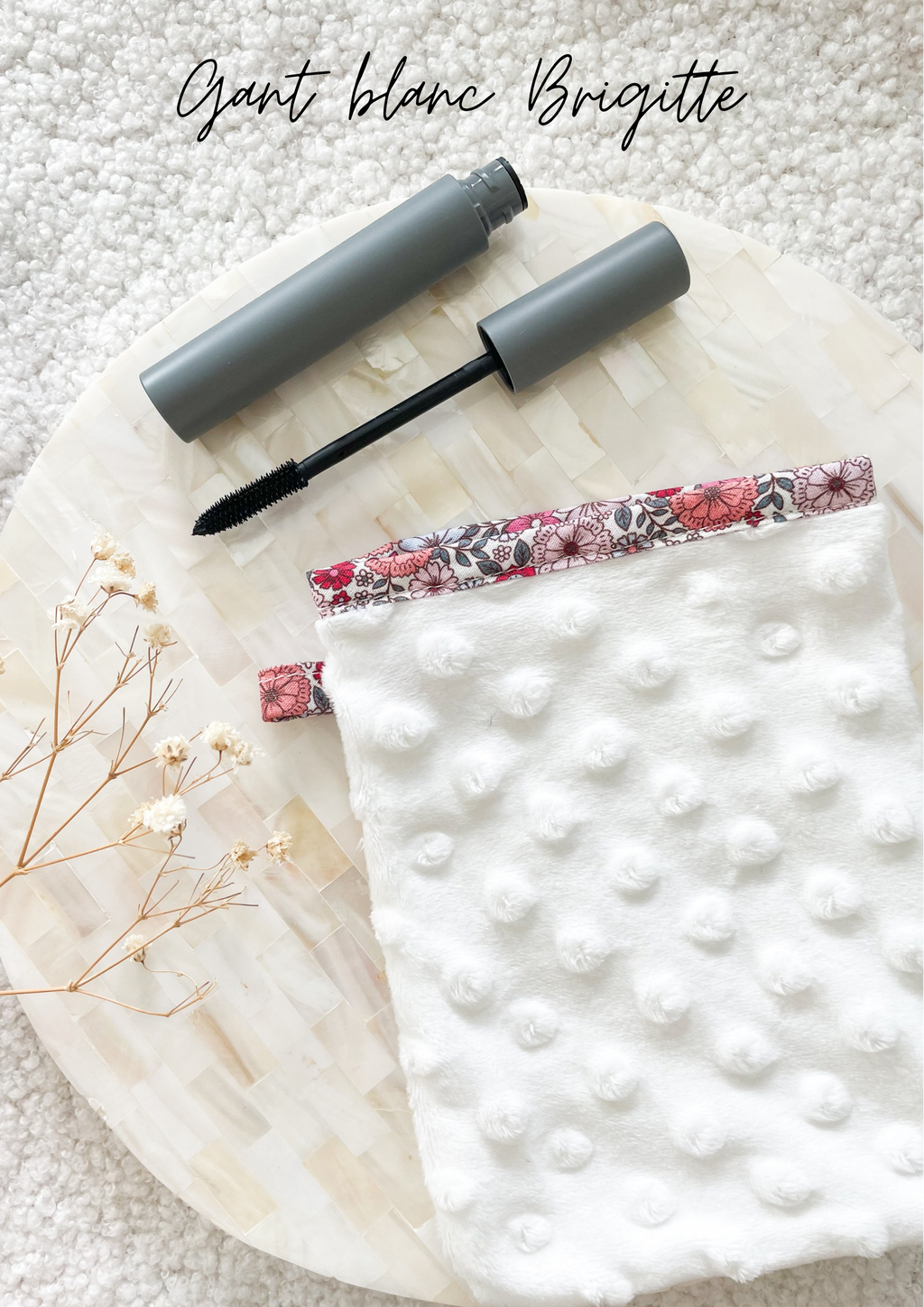 Gant démaquillant (démaquille avec de l’eau uniquement)