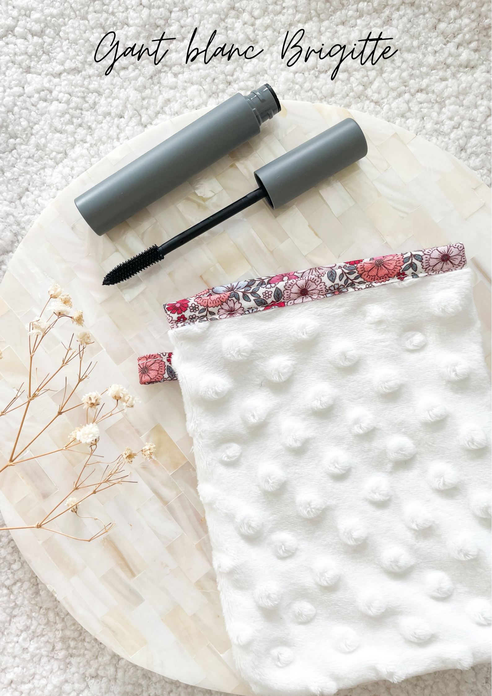 Gant démaquillant (démaquille avec de l’eau uniquement)