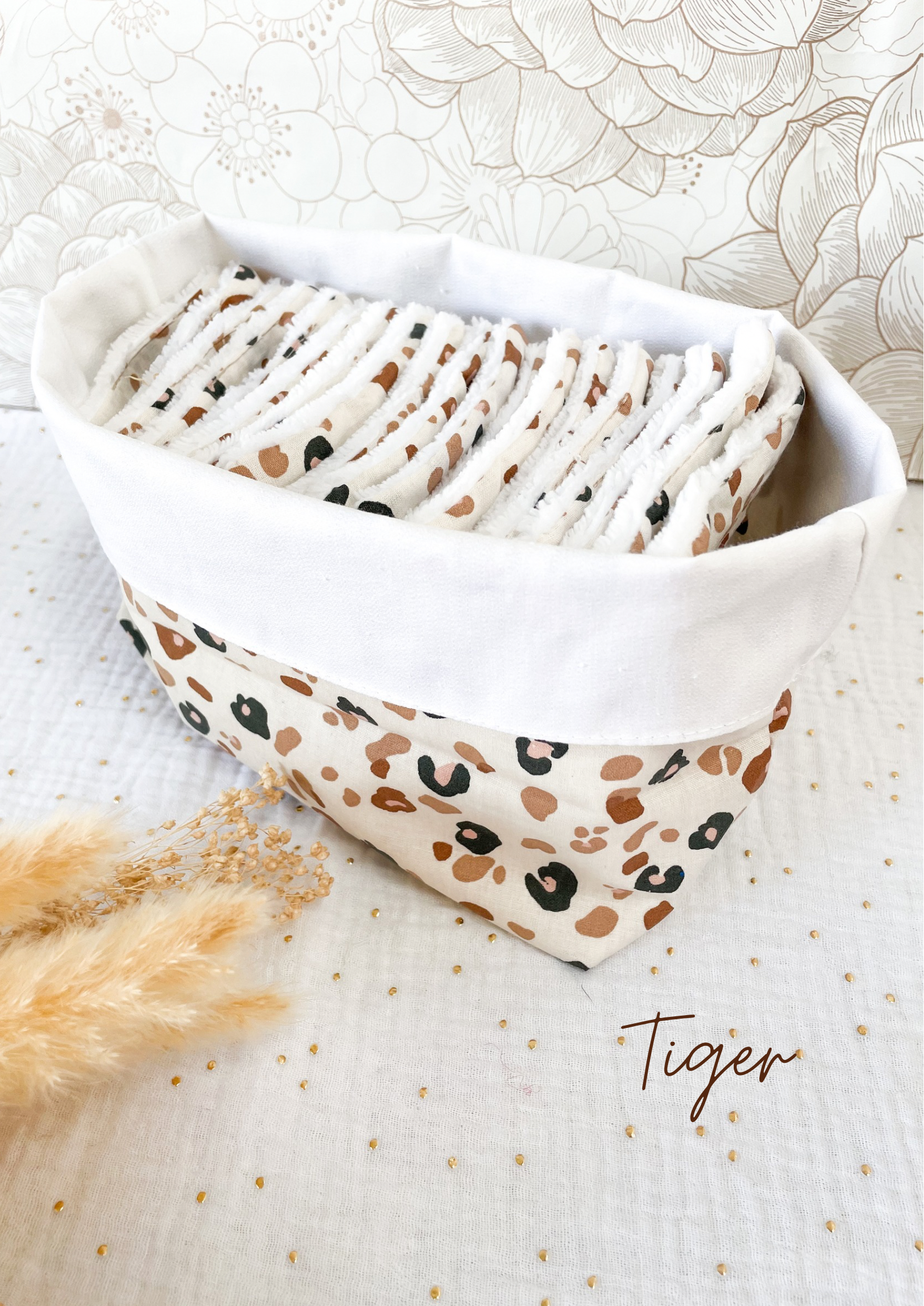 Ensemble assorti : la panière et ses 20 cotons