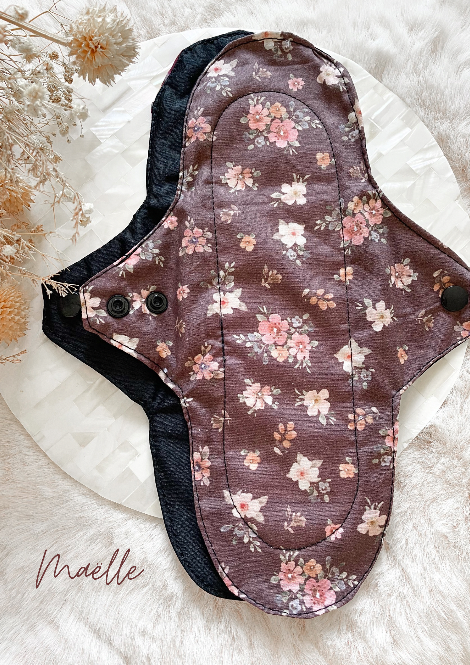 Washable sanitary napkin for very heavy flow / night