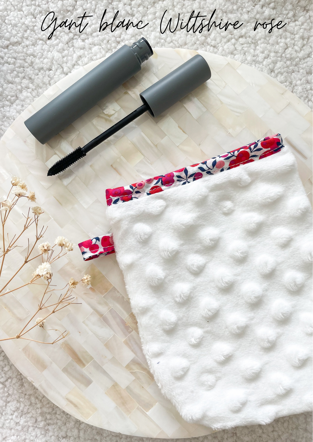 Gant démaquillant (démaquille avec de l’eau uniquement)