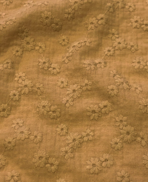 Double gaze brodée Erine