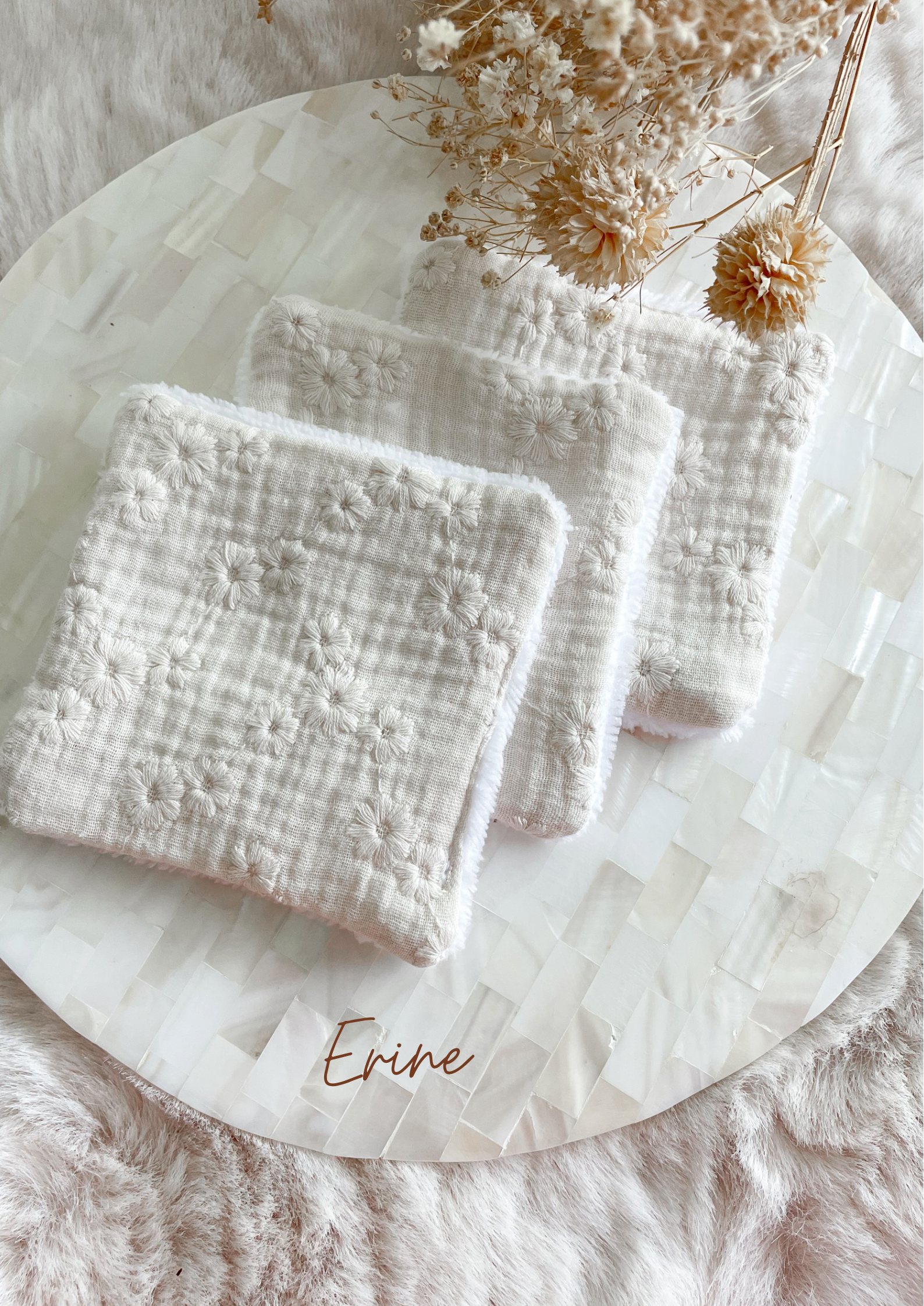 Coton lavable en éponge bambou