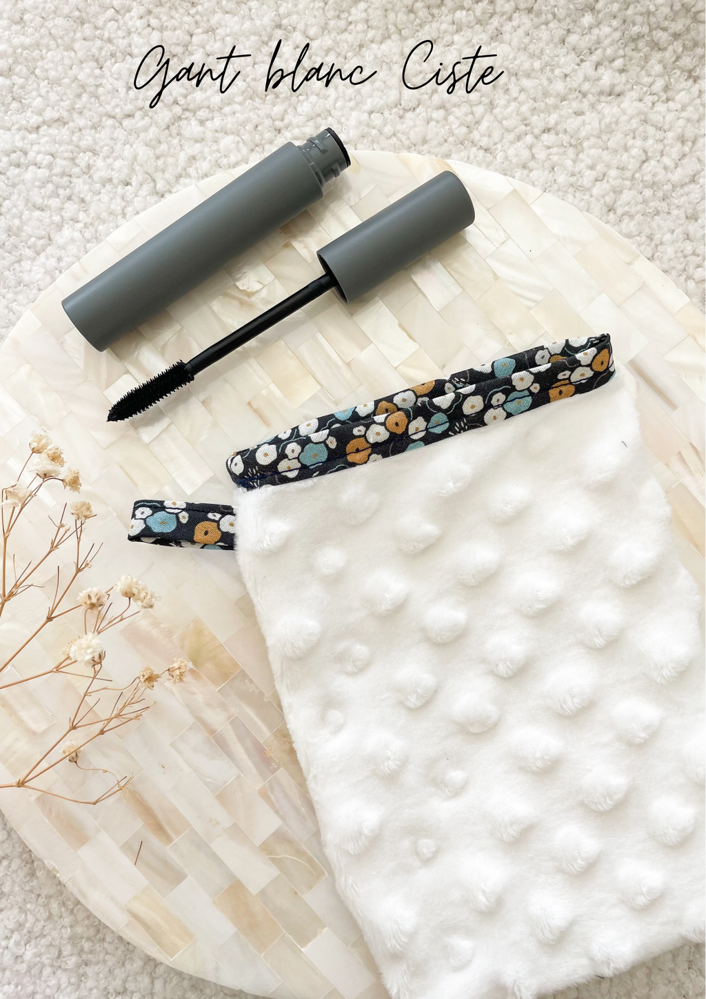 Gant démaquillant (démaquille avec de l’eau uniquement)