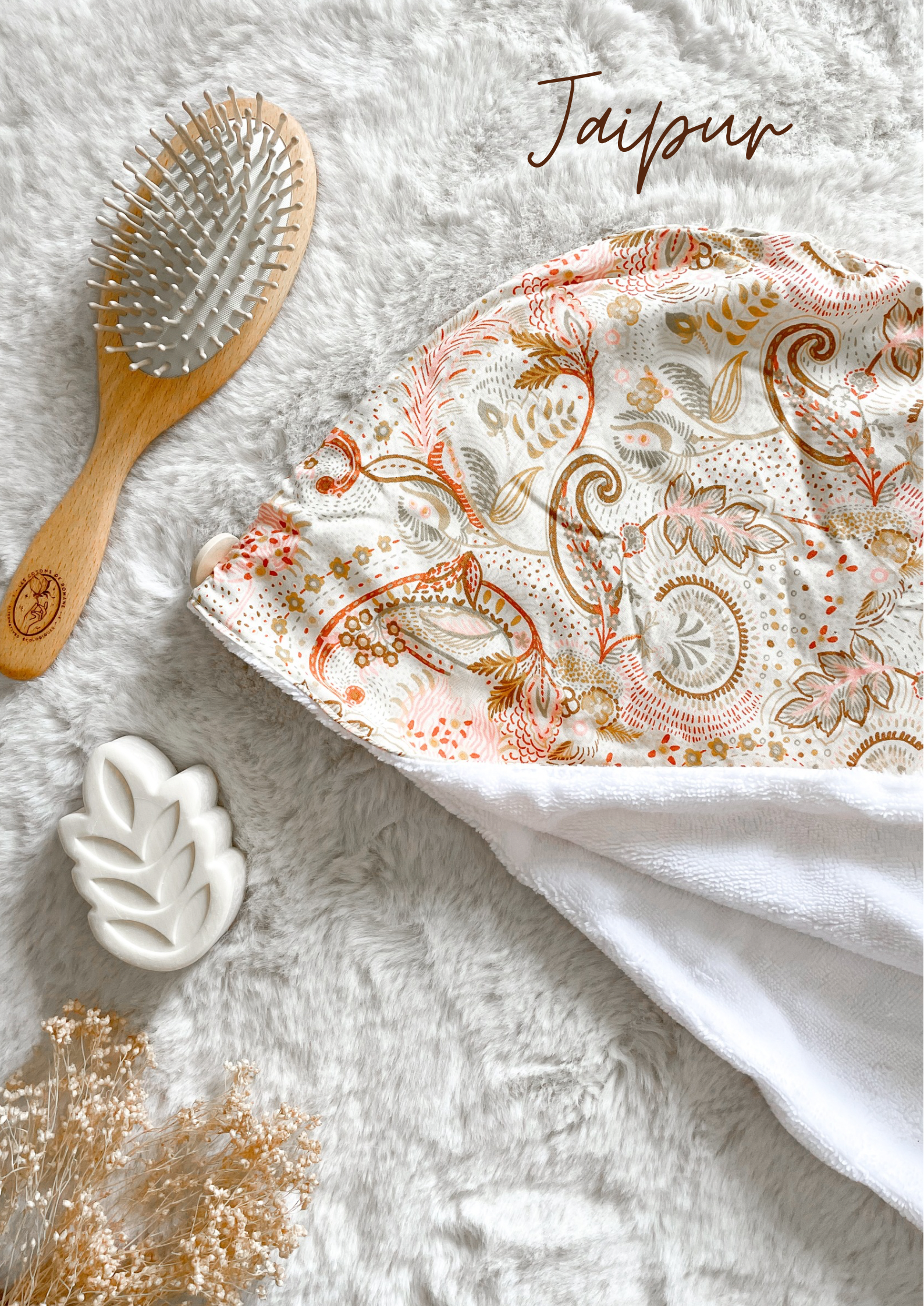 Serviette / turban pour cheveux