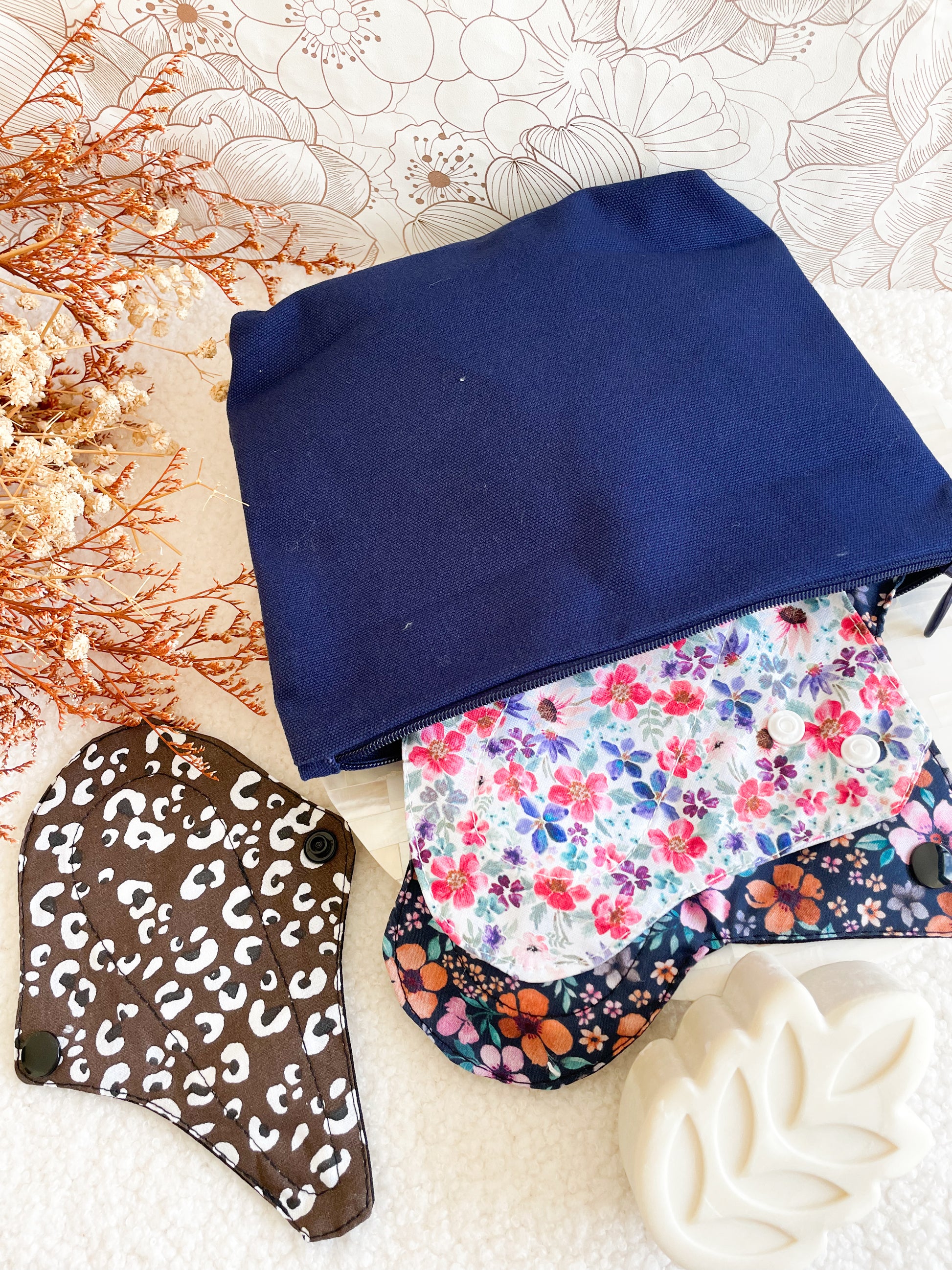 Pochette pour culottes menstruelles/serviettes hygiéniques lavables - Droguerie écologique