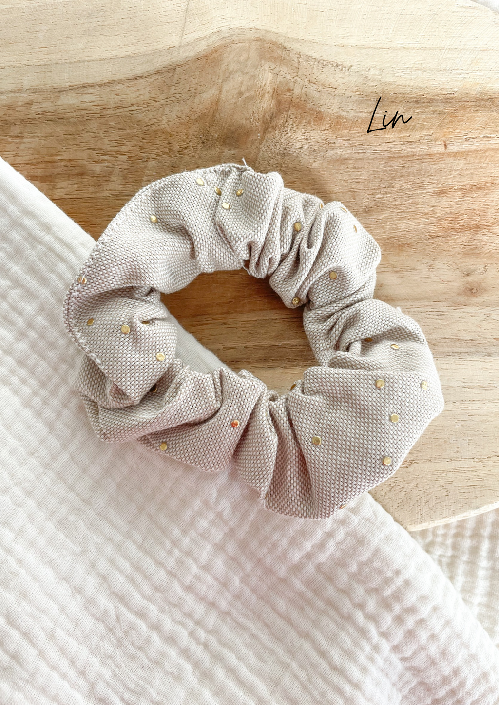 Bedruckter Haargummi aus Baumwolle