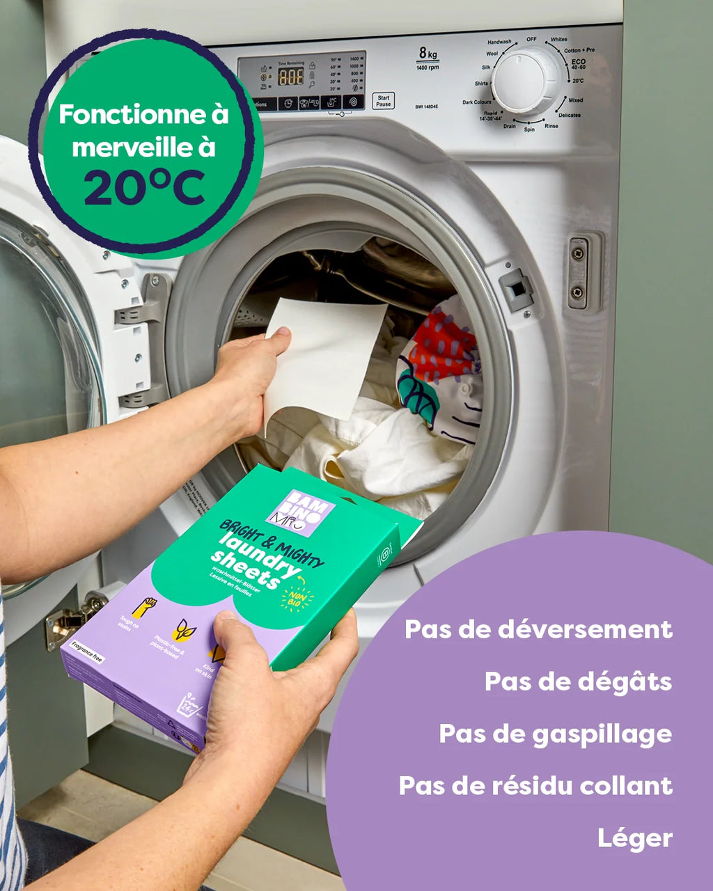 Lessives en feuilles - bambino mio