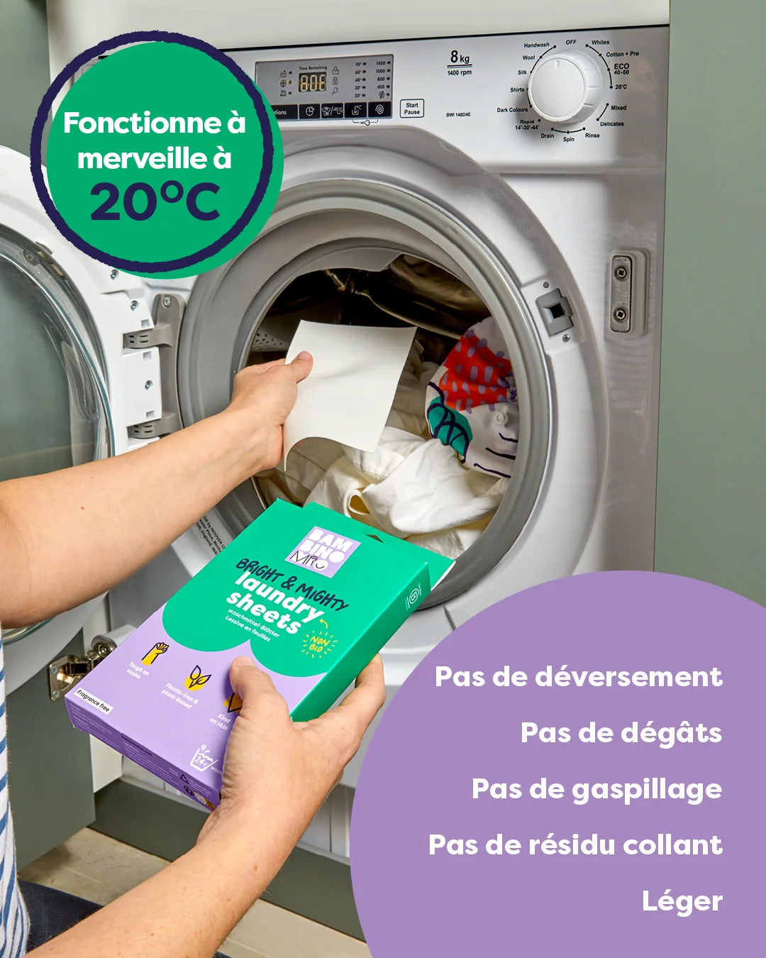 Lessives en feuilles - bambino mio